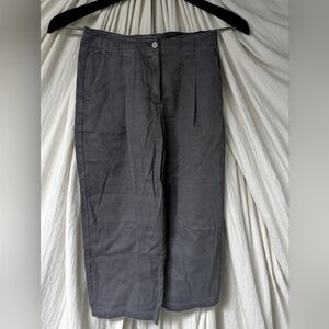 Toast UK Women's Wide Leg Linen Pants, Size 14